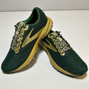 Brooks Launch 7 Run Lucky St Patricks Day Green Gold Mens 9.5 1203221B332